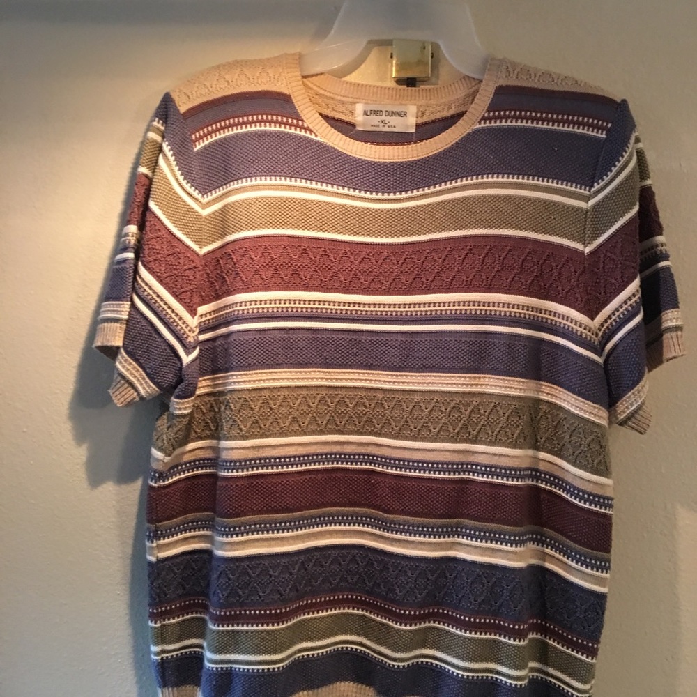 Multi colored striped top